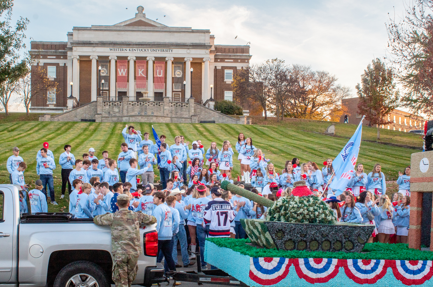 Homecoming 2023 Big Red White and Blue Talisman