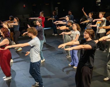 Auditionees for the Teen Beach Movie Shadowcast learned a dance and performed a monologue on Sunday, Feb. 8, in Gordon Wilson Hall. The final performance of the show will be on Friday, April 17, at The Capitol.